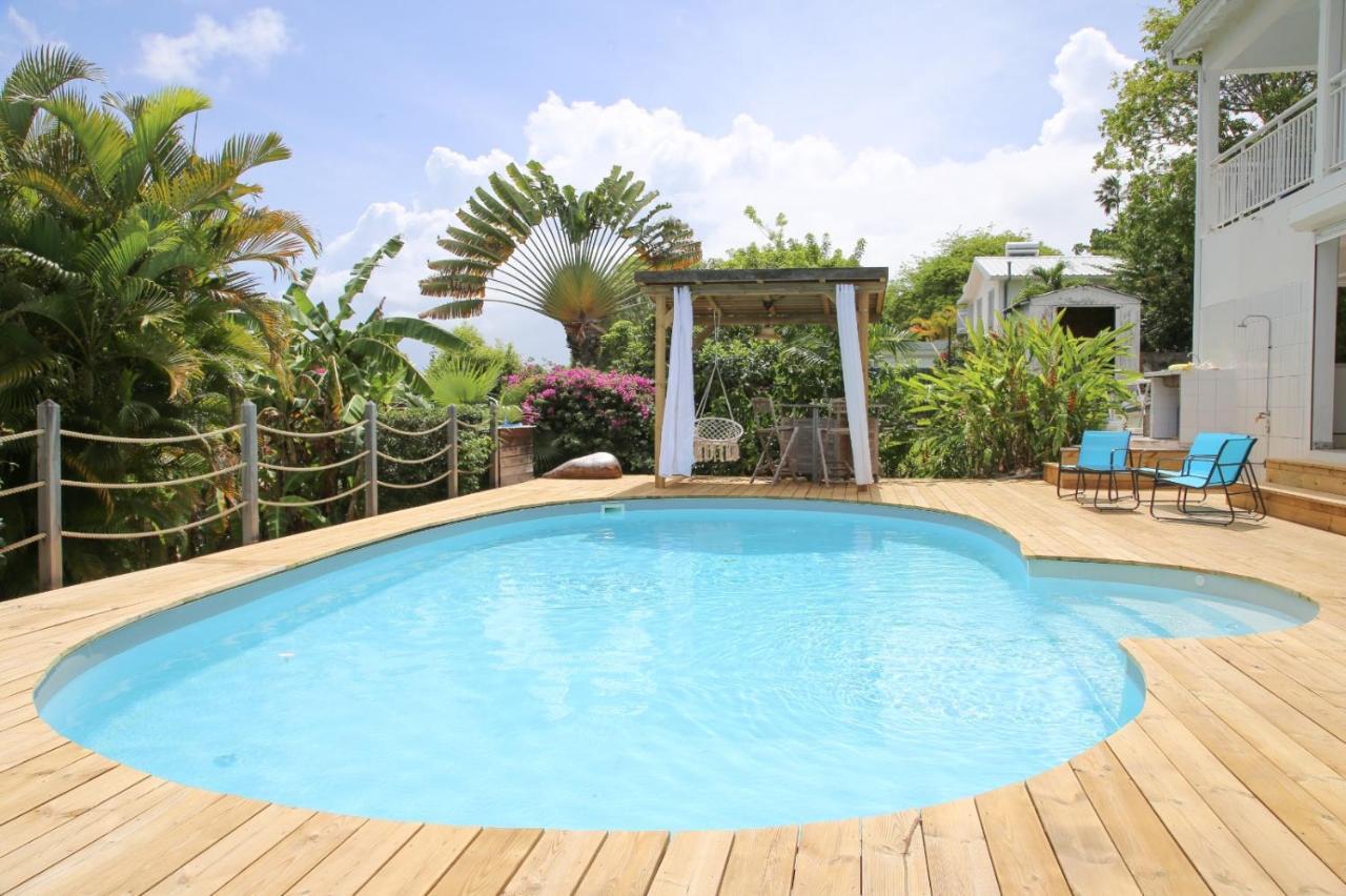 L Orchidee Bleue, Bas De Villa, Vue Mer, Piscine Privee Sainte-Anne  Exterior photo